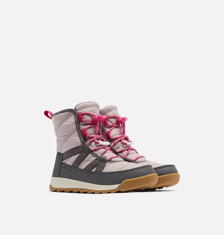 Youth Whitney II Short Lace Boot, Color: Vapor, Pulse, image 2