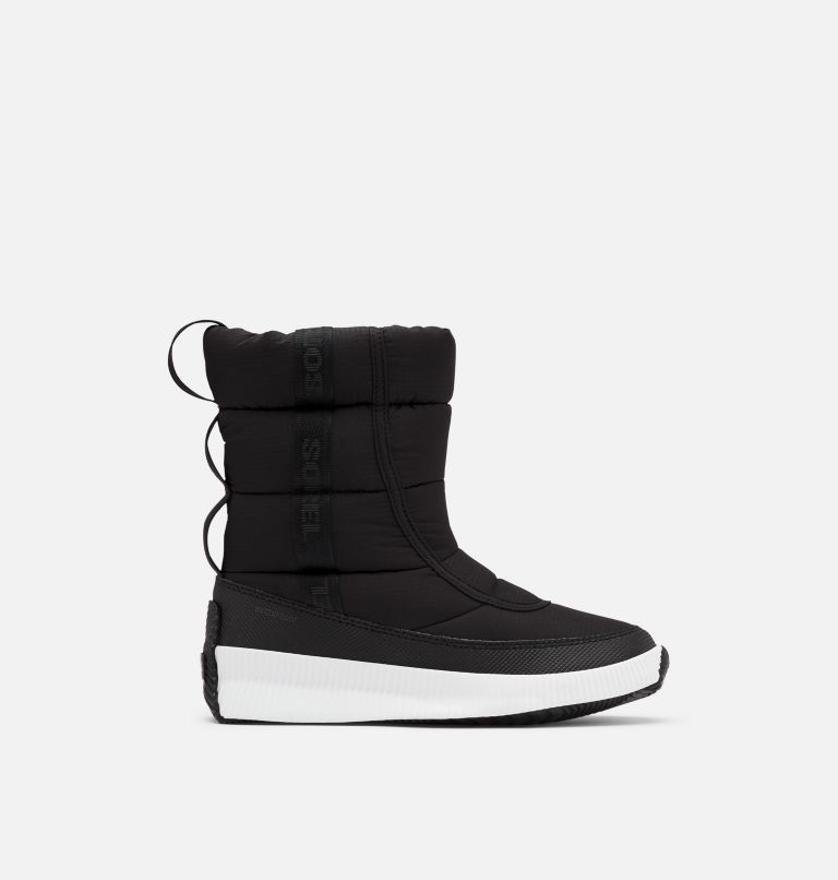 OUT N ABOUT&trade; PUFFY MID | 010 | 9 Women's Out N About&trade; Puffy Mid Boot, Black, front
