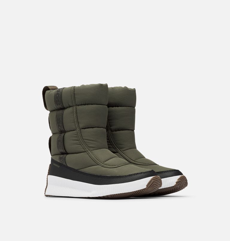 OUT N ABOUT&trade; PUFFY MID | 326 | 8.5 Women's Out N About&trade; Puffy Mid Boot, Alpine Tundra, 3/4 front