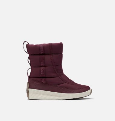 Women's Out N About&trade; Puffy Mid Boot OUT N ABOUT&trade; PUFFY MID | 010 | 10.5, Epic Plum, front