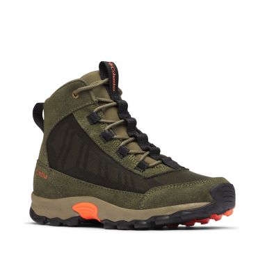 Youth Flow Borough Shoe  YOUTH FLOW&trade; BOROUGH MID | 010 | 1, Nori, Tangy Orange, 3/4 front