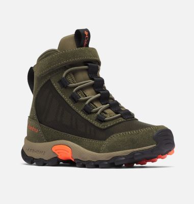 Kids Flow Borough Shoe  CHILDRENS FLOW&trade; BOROUGH MID | 010 | 10, Nori, Tangy Orange, 3/4 front