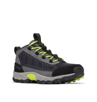 Youth Flow Borough Shoe YOUTH FLOW&trade; BOROUGH | 053 | 1, Graphite, Acid Green, 3/4 front
