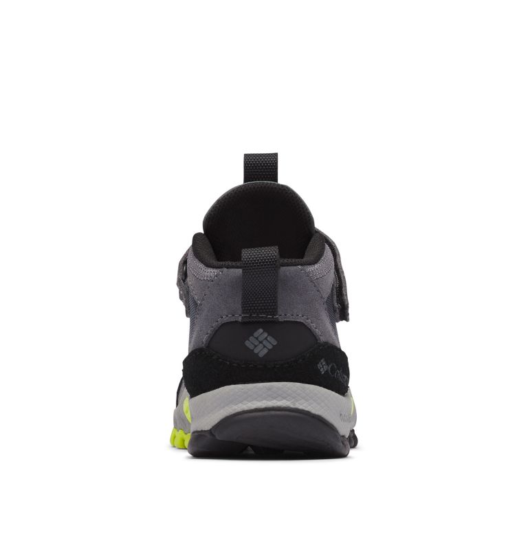 Kids' Flow Borough Shoe, Color: Graphite, Acid Green, image 8