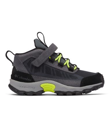 Kids' Flow Borough Shoe CHILDRENS FLOW&trade; BOROUGH | 053 | 10, Graphite, Acid Green, front