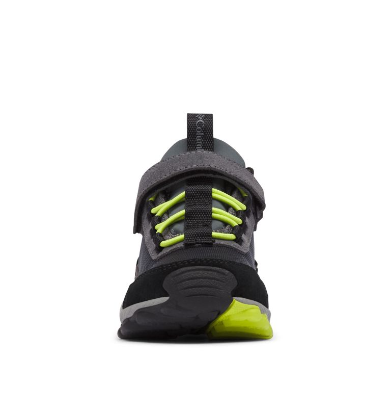 Kids' Flow Borough Shoe, Color: Graphite, Acid Green, image 7