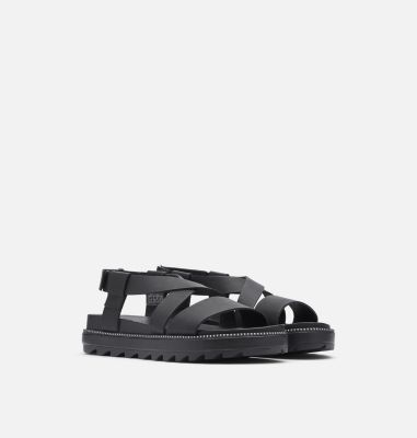 red sorel sandals