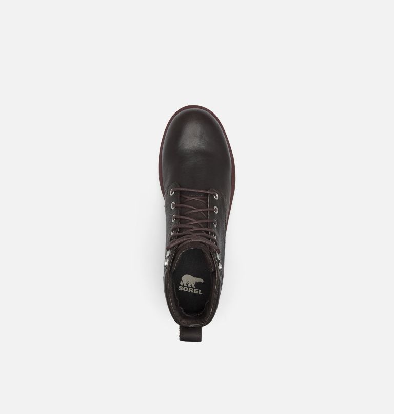 Men's Caribou Six Waterproof Boot, Color: Blackened Brown, image 5