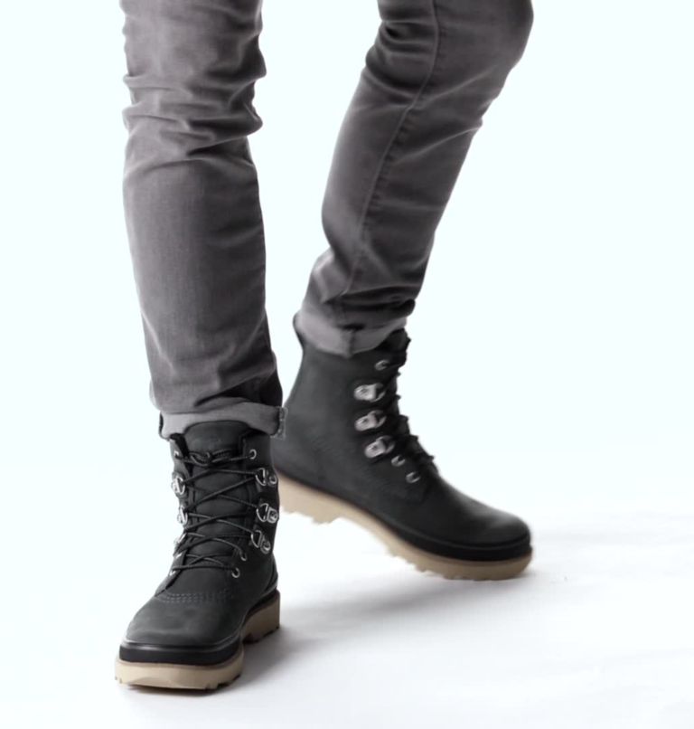 Men's Caribou Street Boot, Color: Grill, Oatmeal