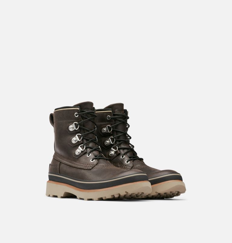 Men's Caribou Street Boot, Color: Blackened Brown, Black, image 2