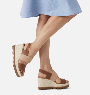 joanie ii slingback platform wedge sandal