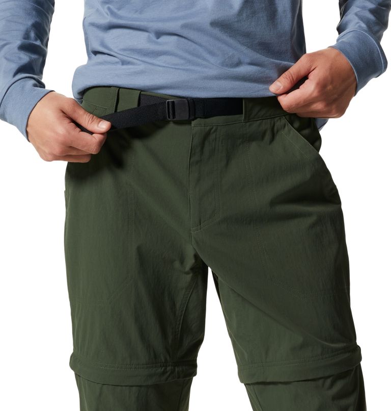 Men's Stryder Convertible Pant, Color: Surplus Green, image 4
