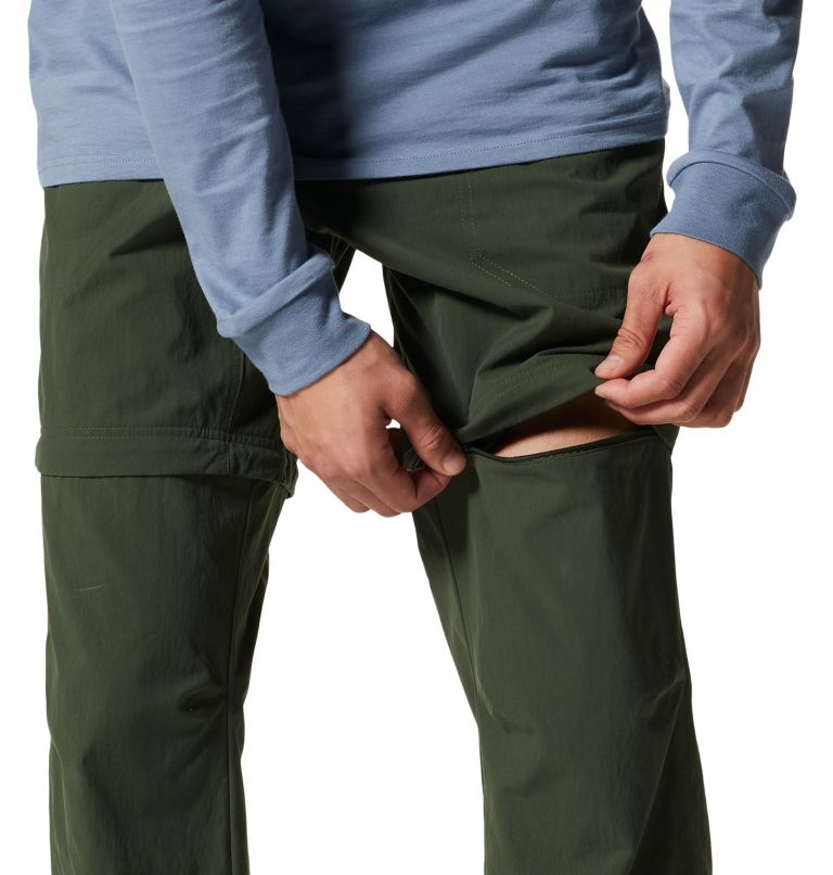 Men's Stryder Convertible Pant, Color: Surplus Green, image 6