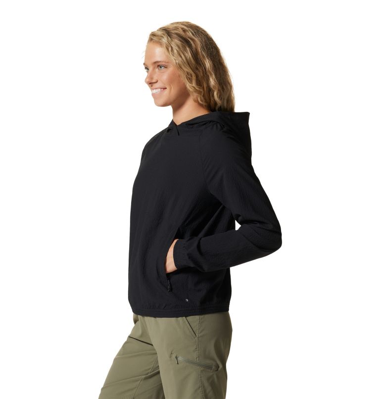 Women's Sunshadow Long Sleeve Hoody, Color: Black, image 3