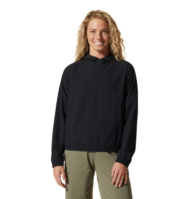 Women's Sunshadow Long Sleeve Hoody, Color: Black, image 1