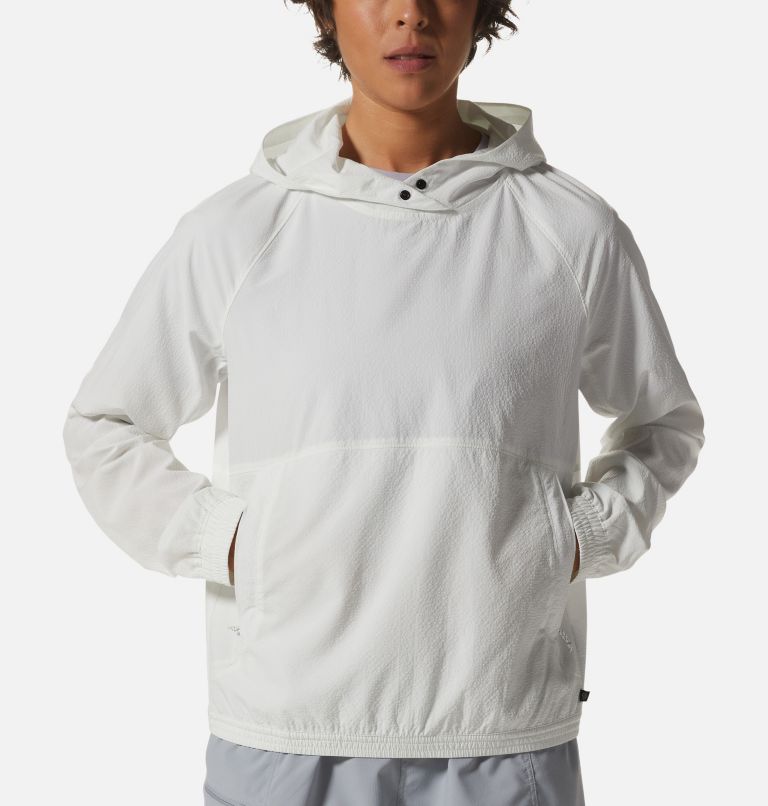 Women's Sunshadow Long Sleeve Hoody, Color: Fogbank, image 5