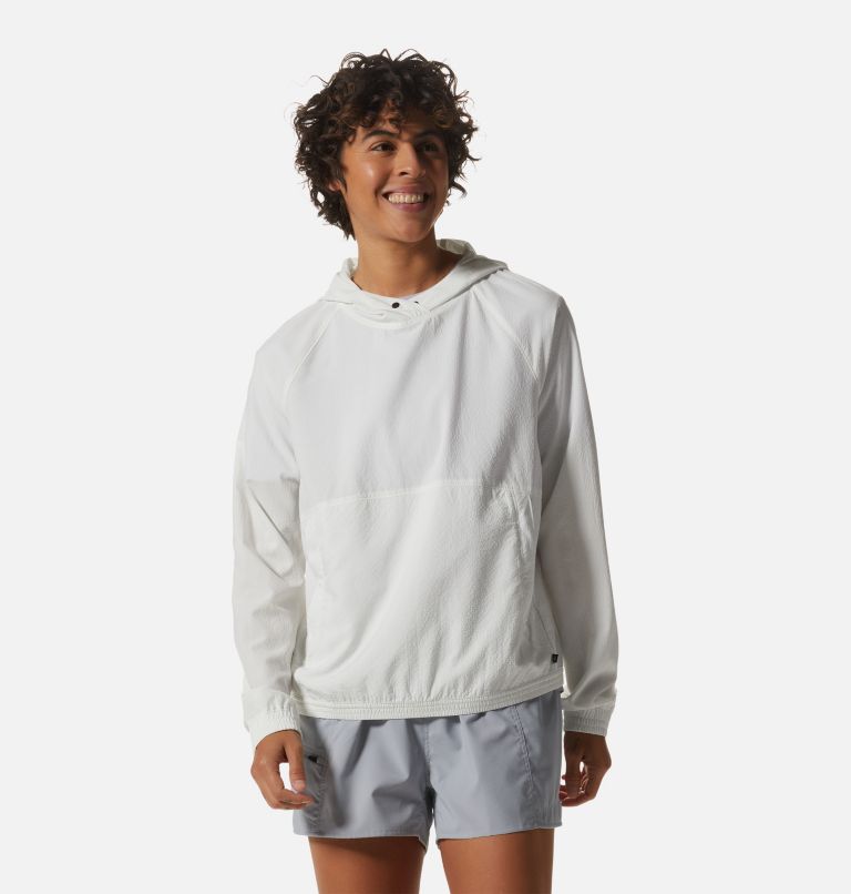 Women's Sunshadow Long Sleeve Hoody, Color: Fogbank, image 1