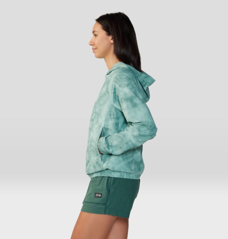 Sunshadow Long Sleeve Hoody | 334 | L, Color: Mineral Spring Spore Dye Print, image 3