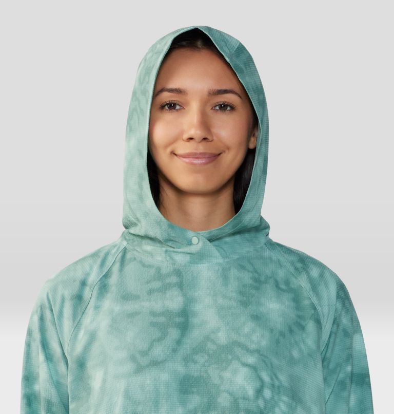Sunshadow Long Sleeve Hoody | 334 | L, Color: Mineral Spring Spore Dye Print, image 4
