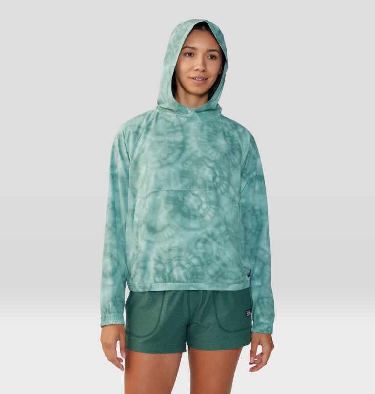Sunshadow Long Sleeve Hoody | 334 | L, Color: Mineral Spring Spore Dye Print, image 5