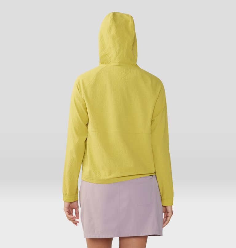 Women's Sunshadow Long Sleeve Hoody, Color: Bright Olive, image 2