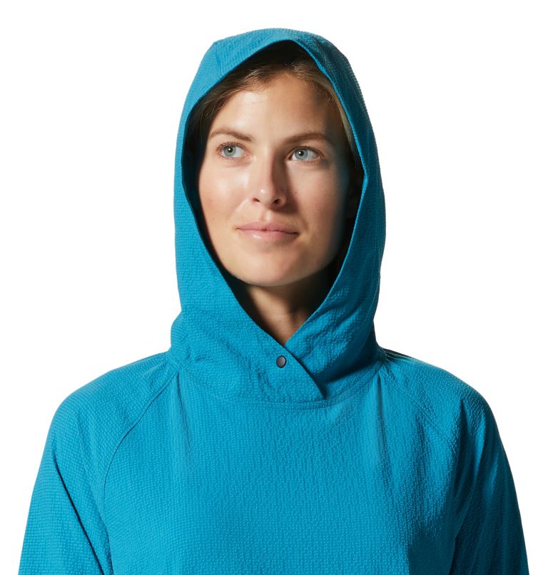 Women's Sunshadow Long Sleeve Hoody, Color: Vinson Blue, image 4