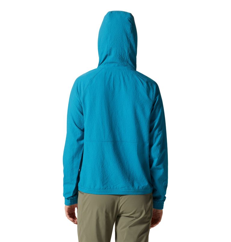 Women's Sunshadow Long Sleeve Hoody, Color: Vinson Blue, image 2