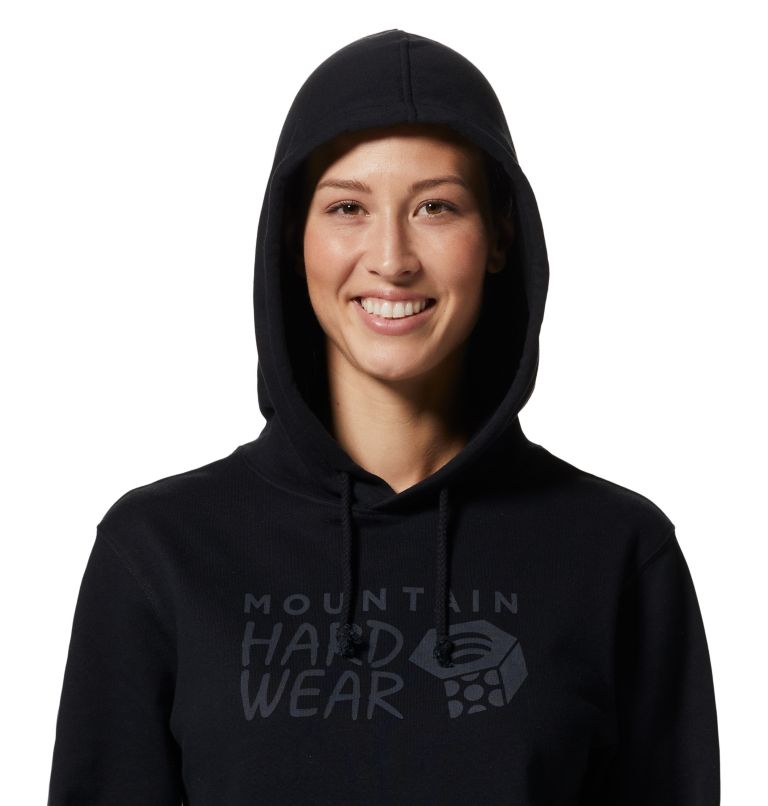 Women's MHW Logo Hoody, Color: Black, image 4