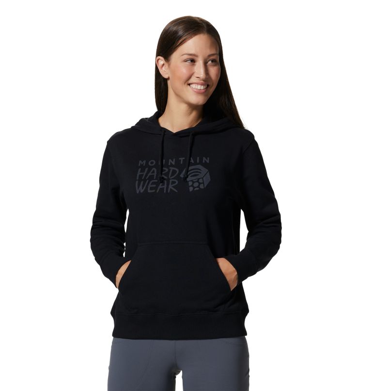Women's MHW Logo Hoody, Color: Black, image 1