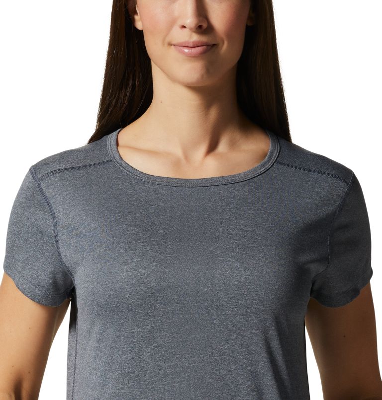 Thumbnail: Women's Wicked Tech Short Sleeve T-Shirt, Color: Heather Graphite, image 4