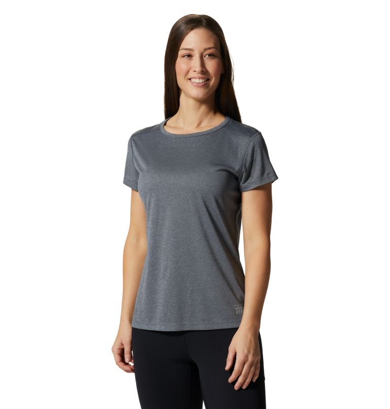 Thumbnail: Women's Wicked Tech Short Sleeve T-Shirt, Color: Heather Graphite, image 1