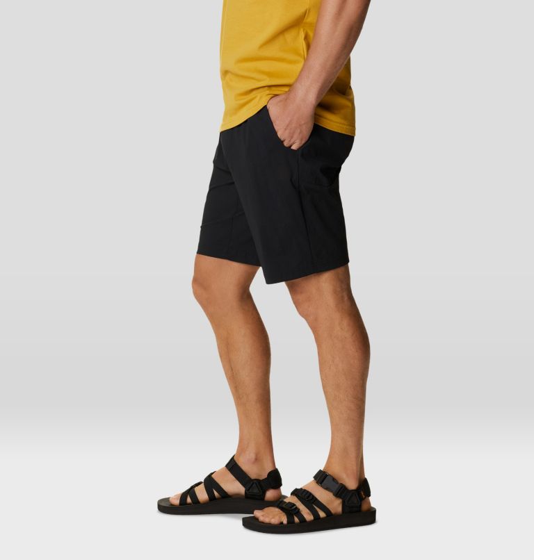 Men's Basin Pull-On Short, Color: Black, image 3