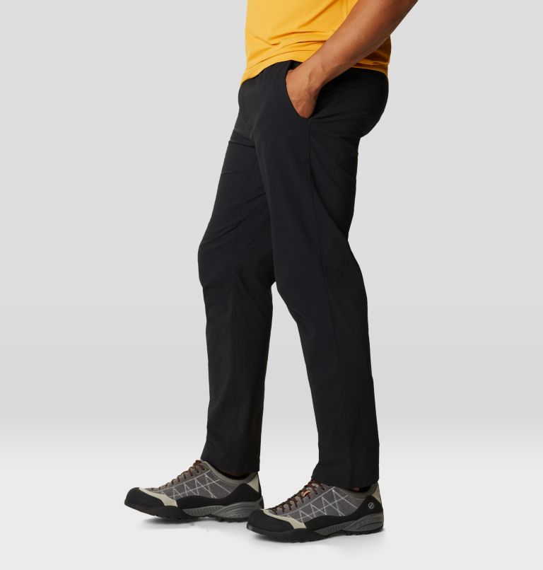 Pantalon à taille élastique Basin Homme, Color: Black, image 3