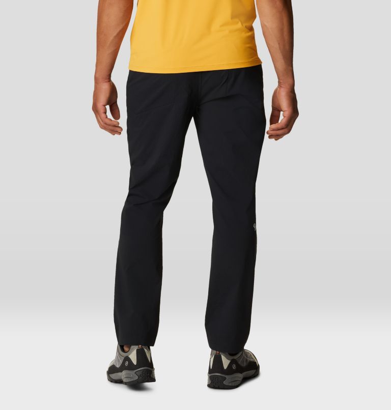 Pantalon à taille élastique Basin Homme, Color: Black, image 2