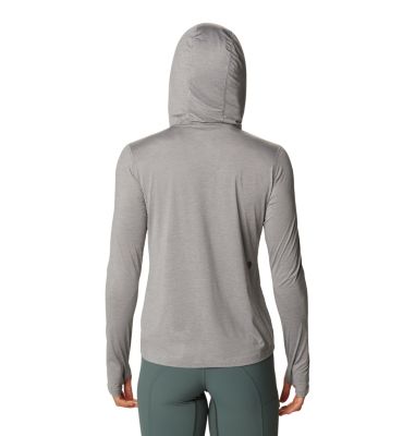 Women's Crater Lake&trade; Long Sleeve Active Hoody Crater Lake&trade; LS Active Hoody | 010 | L, Manta Grey Heather, back
