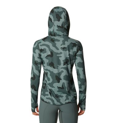 Women's Crater Lake&trade; Long Sleeve Active Hoody Crater Lake&trade; LS Active Hoody | 010 | L, Thunderhead Grey Camo, back
