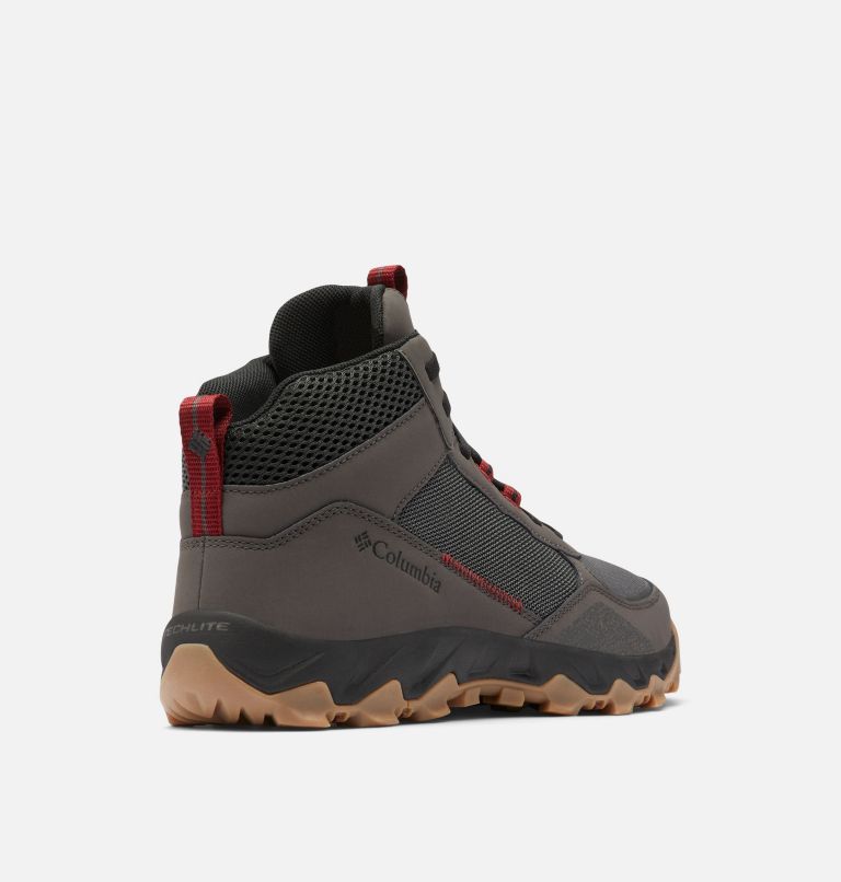 Men's Flow Centre Shoe, Color: Dark Grey, Red Jasper, image 9