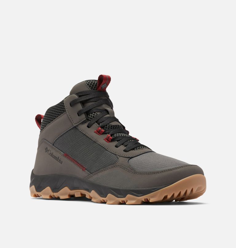 Thumbnail: Men's Flow Centre Shoe, Color: Dark Grey, Red Jasper, image 2