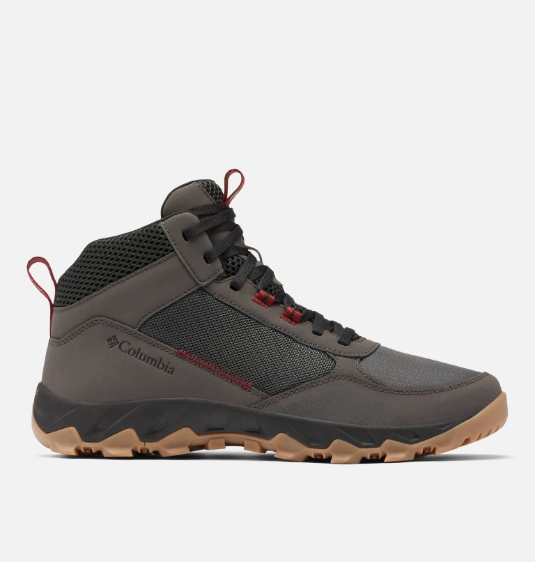 Thumbnail: Men's Flow Centre Shoe, Color: Dark Grey, Red Jasper, image 1