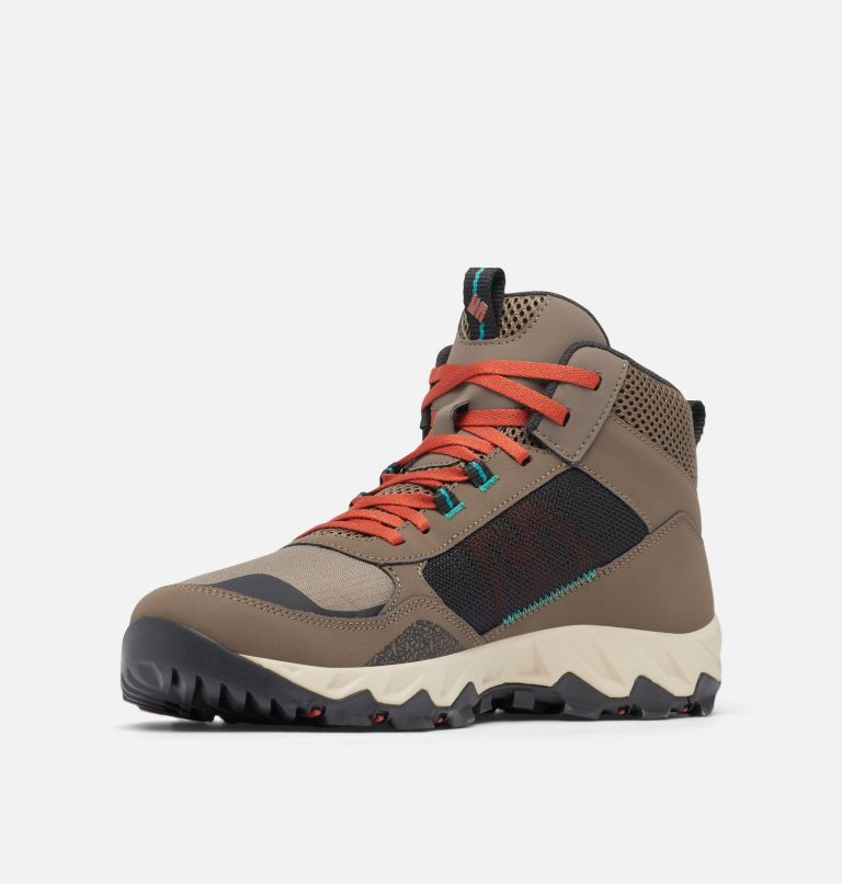 Men's Flow Centre Shoe, Color: Mud, Warp Red, image 6