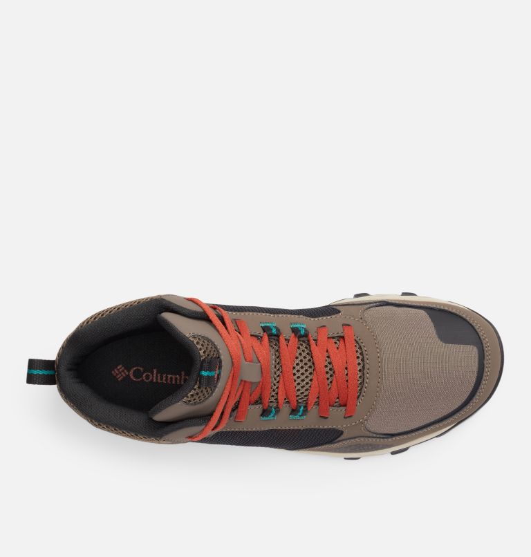 Men's Flow Centre Shoe, Color: Mud, Warp Red, image 3