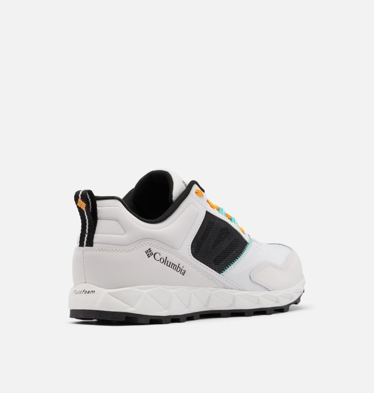 FLOW&trade; DISTRICT | 082 | 8 Men&rsquo;s Flow&trade; District Sneaker, Silver Grey, Glaze Green, 3/4 back