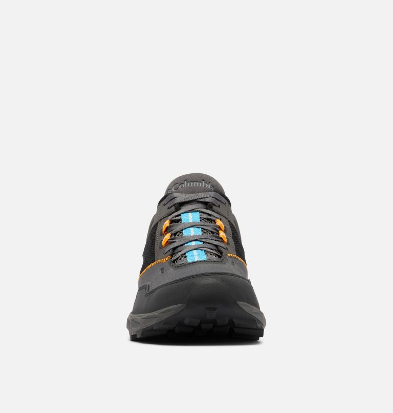 Men's Flow District Shoe, Color: Dark Grey, Cyan Blue, image 7