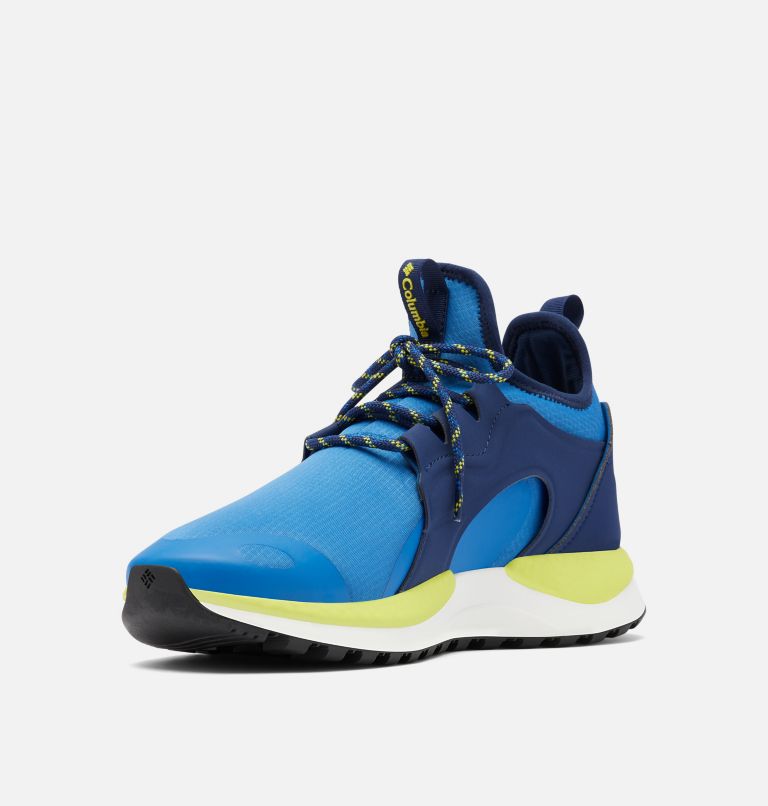 Men’s SH/FT Aurora Outdry Walking Shoe, Color: Bright Indigo, Chartreuse, image 6