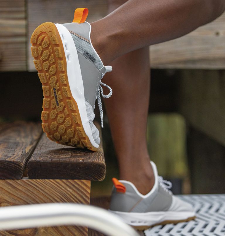 Men's PFG Tamiami Shoe, Color: Slate Grey, Light Orange, image 12
