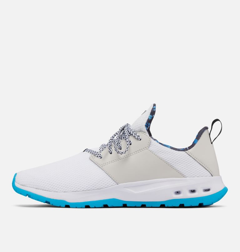 Men's PFG Tamiami Shoe, Color: White, Ocean Blue, image 6