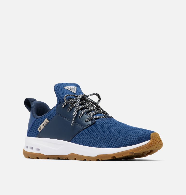 Men's PFG Tamiami Shoe, Color: Carbon, Collegiate Navy, image 2