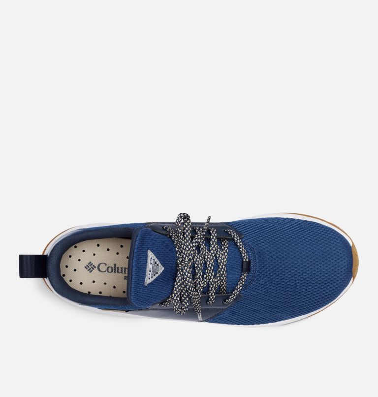 Men's PFG Tamiami Shoe, Color: Carbon, Collegiate Navy, image 3