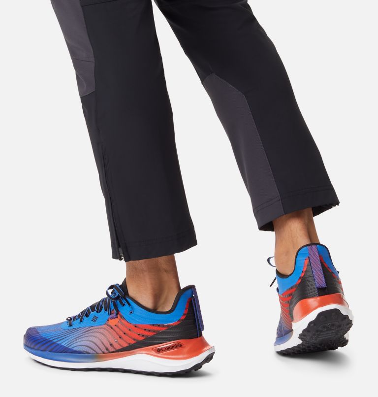 Men’s Escape Ascent Trail Running Shoe, Color: Bright Indigo, Autumn Orange, image 10