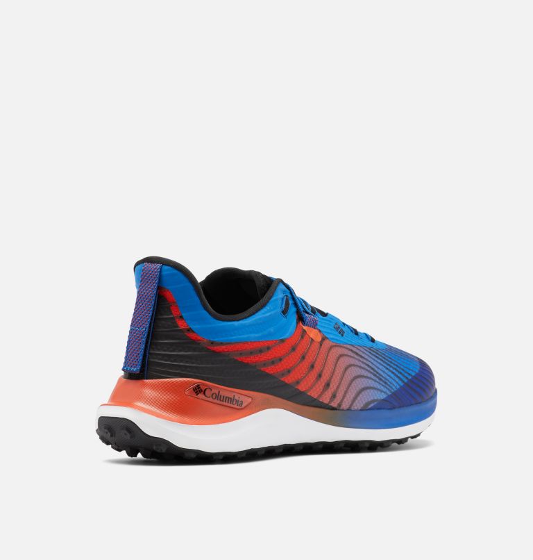 Men’s Escape Ascent Trail Running Shoe, Color: Bright Indigo, Autumn Orange, image 9